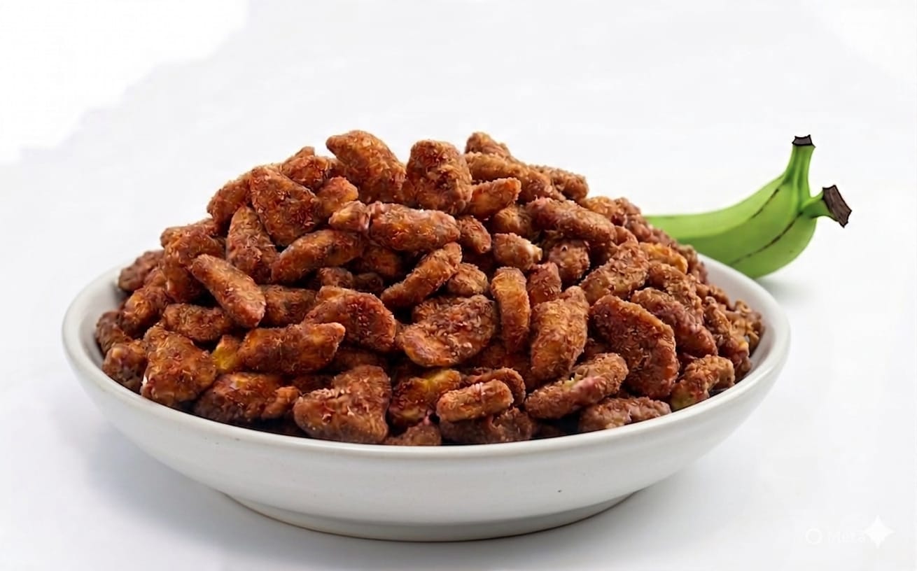 Jaggery coated chips